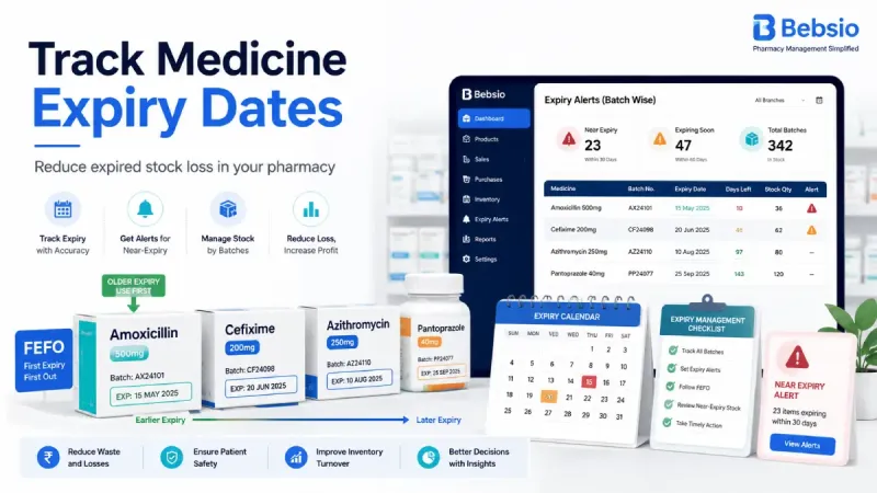 How to Track Medicine Expiry Dates in a Pharmacy and Reduce Expired Stock Loss